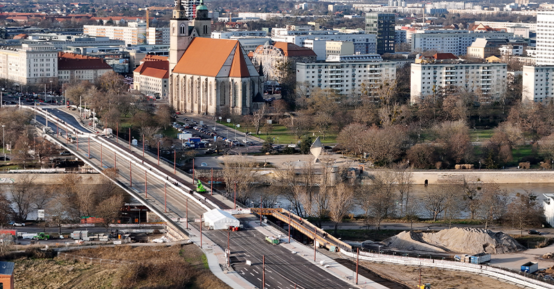 Königin-Editha-Brücke ab 4. März geöffnet