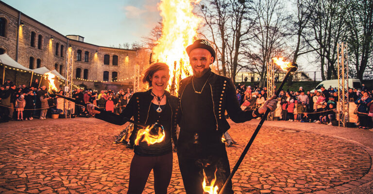 Das gemütlichste Osterfeuer der Stadt