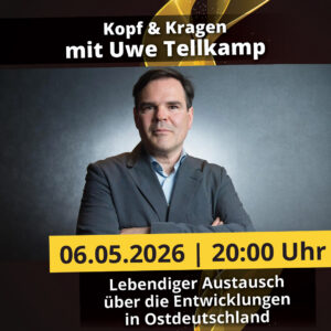 Kopf & Kragen mit Uwe Tellkamp am 06.05. | 19:00 Uhr